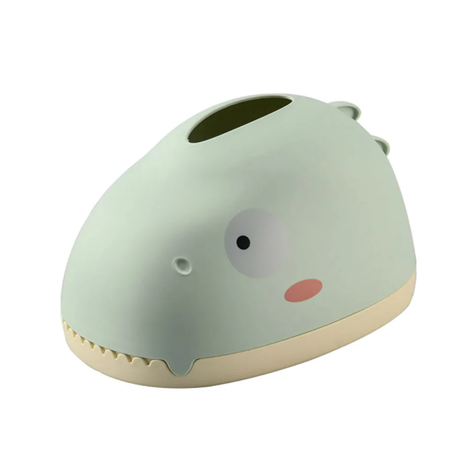 

Cartoon Cartoon Small Dinosaur Plastic Storage Box Table Tissue Storage Box Creative Simple Office Toilet Paper Storage Box