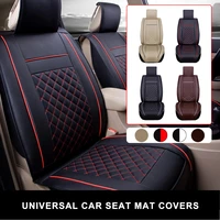 car seat cover protector for hyundai i30 ix25 ix35 genesis kona ioniq h equus auto pu leather front rear full set waterproof