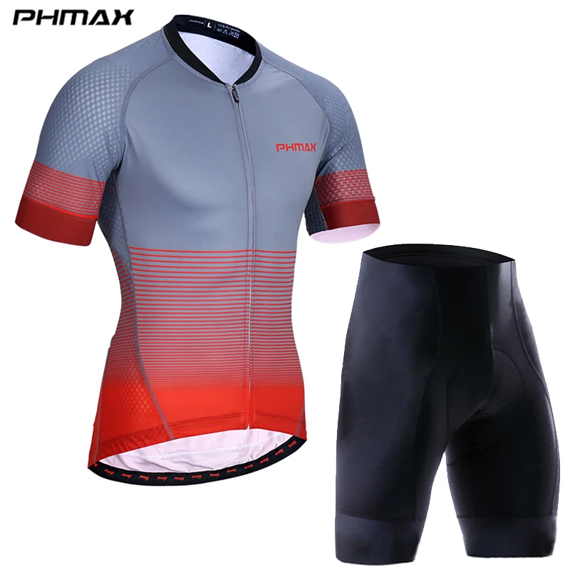Cycling Set 03 PHMAX шорты, рукава, велосипедные майки, набор, MTB, быстросохнущая велосипедная одежда, летний велосипед, нагрудник, шорты, велосипедный комплект, велосипедная одежда для мужчин - Цвет: Cycling Set 03