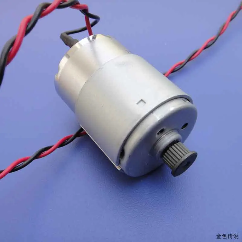 

385 motor (with cable with synchronous wheel) carbon brush miniature DC motor 385 small motor diy model