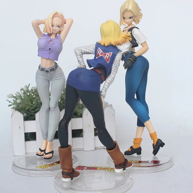 3styel Dragon Ball Z Сексуальная Android 18 лазурит Стрекоза фигурка игрушки коллекция кукла рождественский подарок
