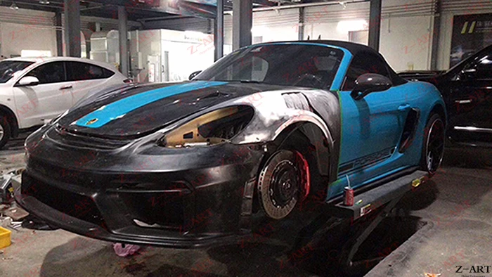2013-2015 Z-ART для Boxter Cayman из циркониевого Новый GT 4 переднего бампера подтяжки лица