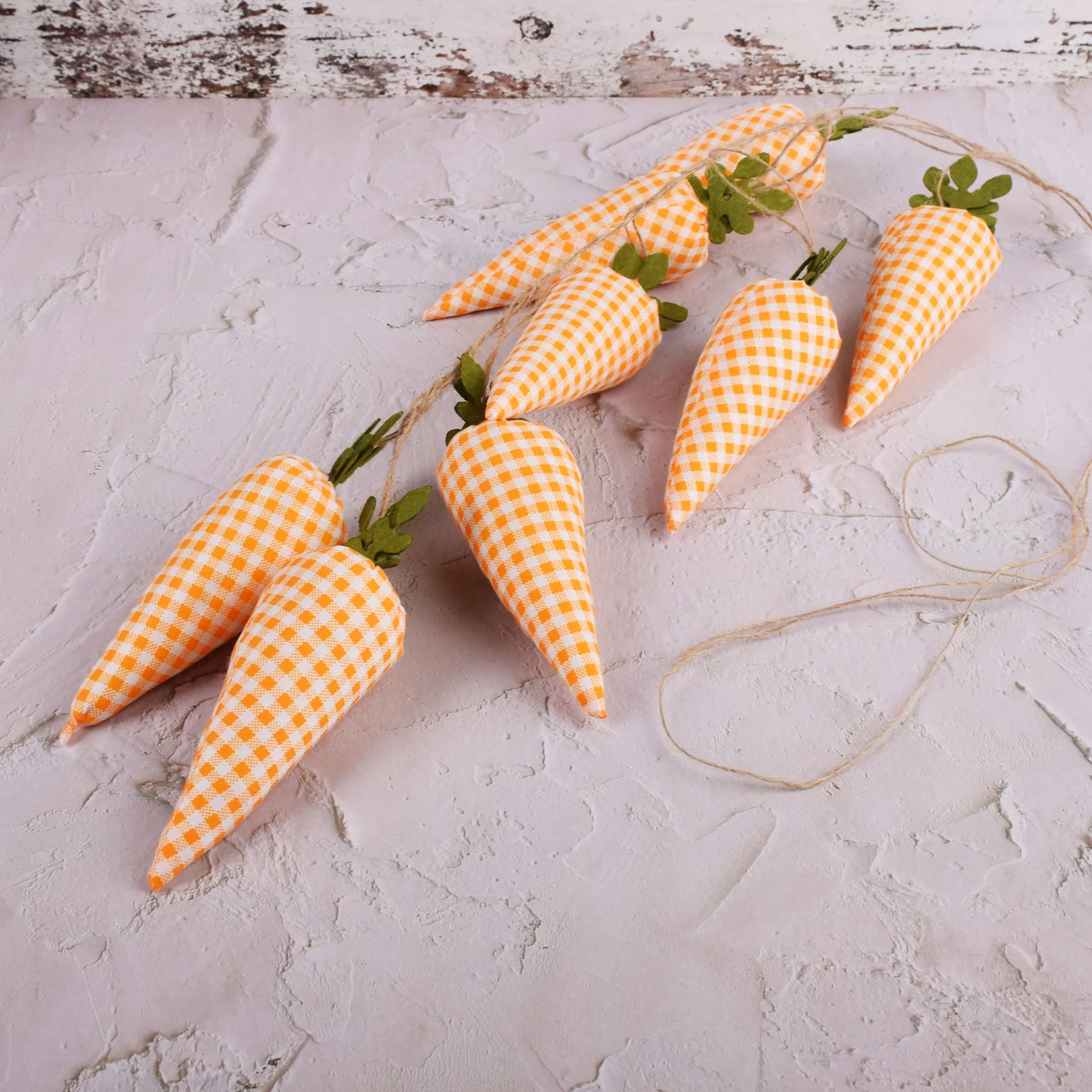 beautiful easter orange carrot spring diy decoration black and white plaid easter gift kids happy party decor for home 2022 new free global shipping