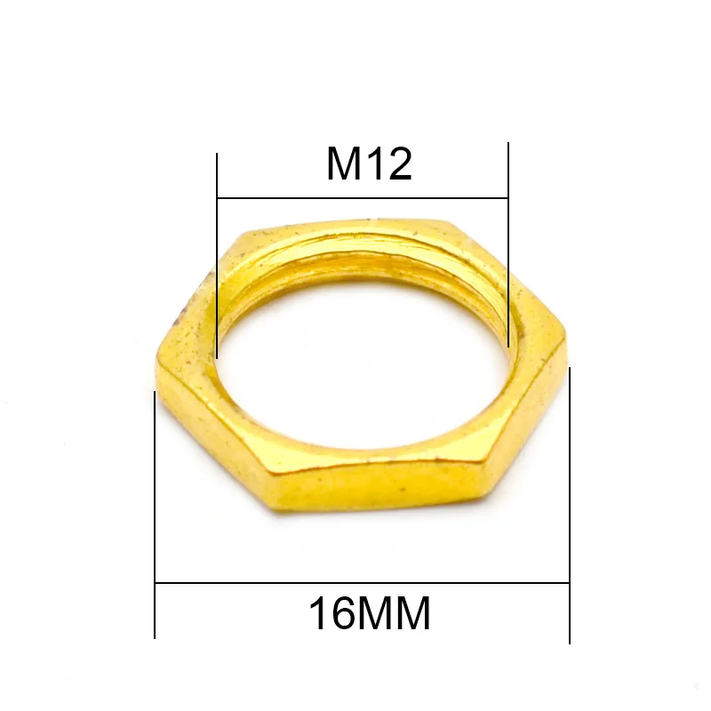 3 sets hexagon m12 elektrische bass gitarre mutter washer für kippschalter 12mm bass gitarre schalter mutter dichtung schwarzgoldchrom free glo