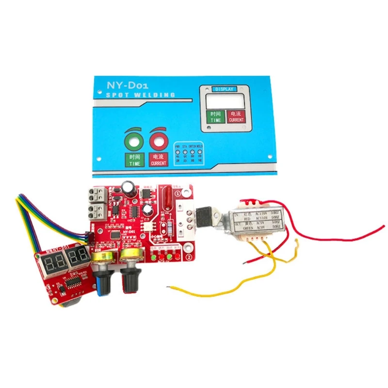 

NY-D01 Spot Welders Control Board 40A/100A Digital Display Spot Welding Time and Current Controller Panel Timing Ammeter