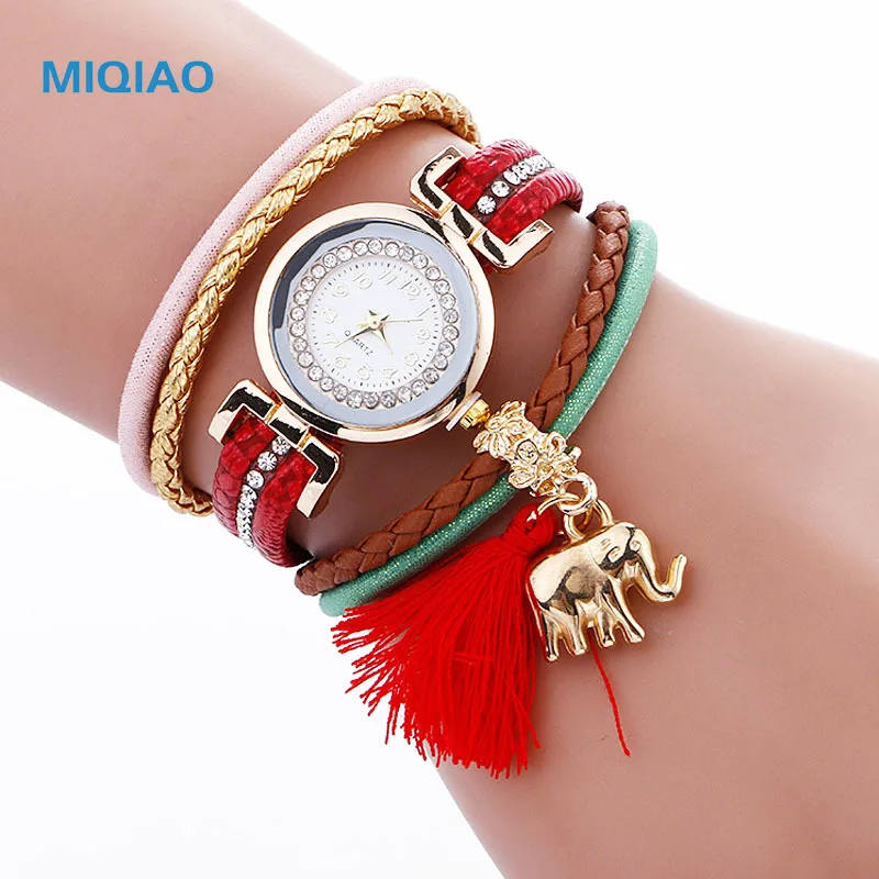 Женские браслеты MIQIAO в стиле бохо ремешок для часов из искусственной кожи