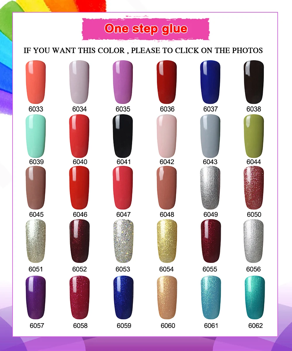 CLAVUZ 10 мл Один Шаг Гель лак для ногтей без необходимости основа верхнее покрытие
