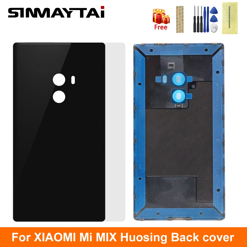 

Крышка батарейного отсека для Xiaomi Mi MiX, задняя крышка корпуса, чехол для Xiaomi Mix, задняя крышка, запасные части для Xiaomi Mix