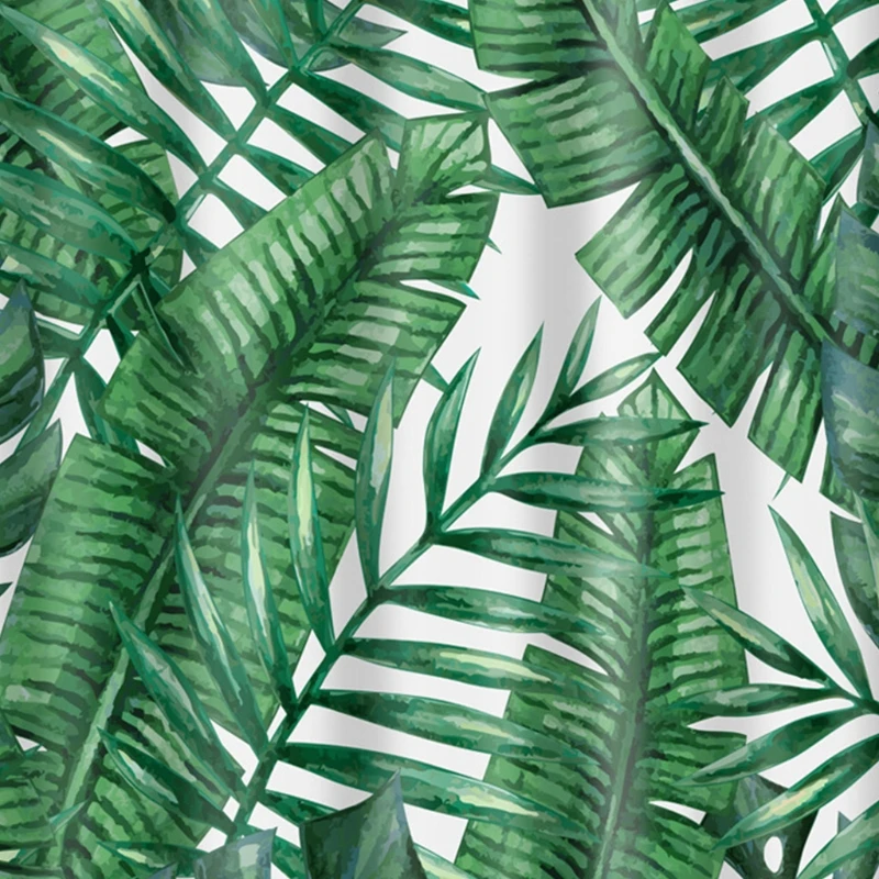 

Nordic Style Digital Printing Polyester Waterproof Shower Curtain for Bathroom