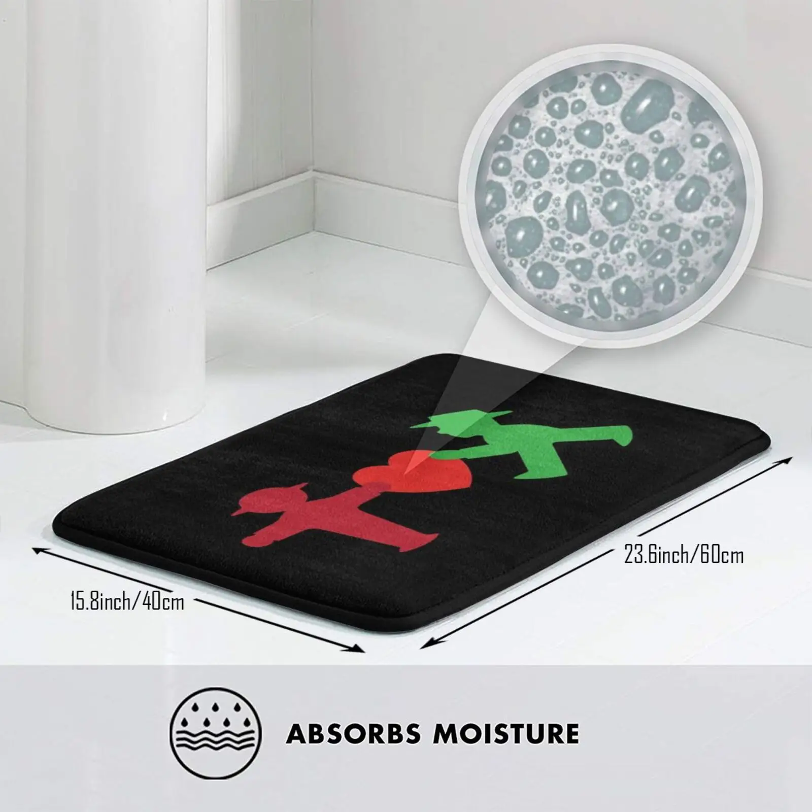 Ampelmanchenn коврик для влюбленных ковер противоскользящие напольные коврики спальни