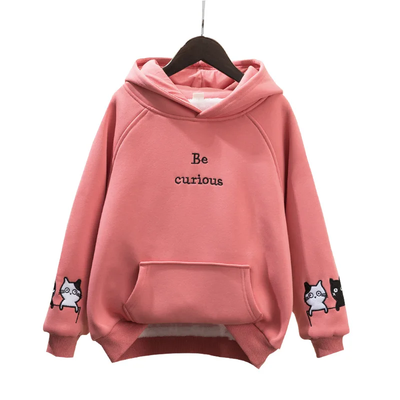 

G.E.RSCIENCE Girls add wool fleece autumn/winter 2020 new cuhk children's three layer thickening hooded jacket outside the ch