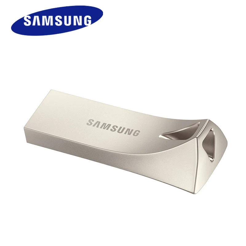 Металлический USB флеш накопитель SAMSUNG BAR Plus 128 ГБ 256 300 м/с карта 3 1 64 32 200|USB
