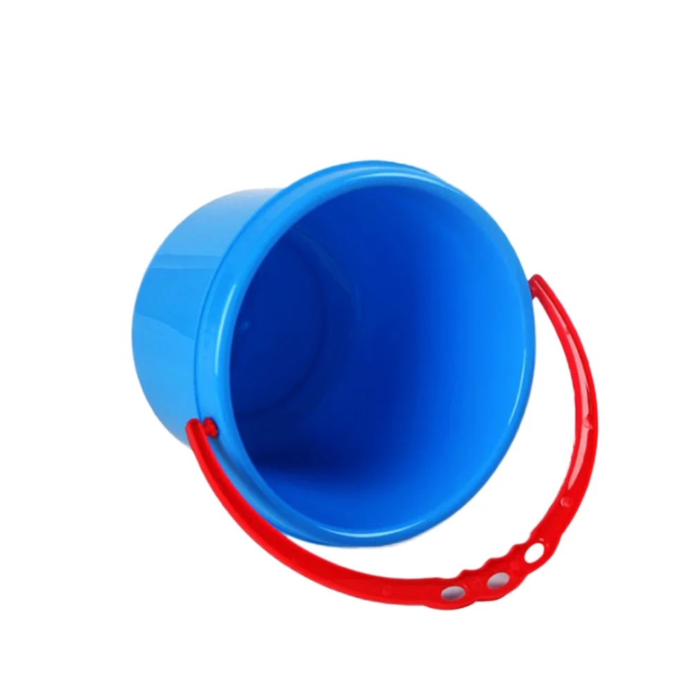 

4pcs Creative Sand Tools Beach Kids Children Playing Water Toys Beach Pails Buckets for Pools Backyard (Random Color)