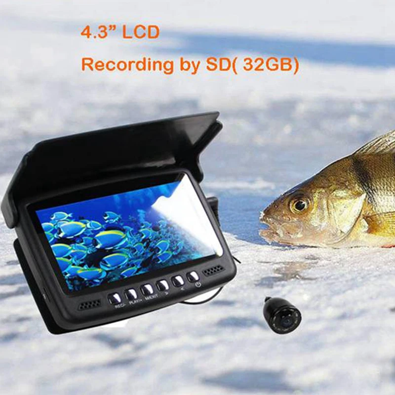 

Underwater Visual Fish Finder HD Camera, Fishing Camera 4.3-Inch Screen Fishing Camera with 15 Meter Cable