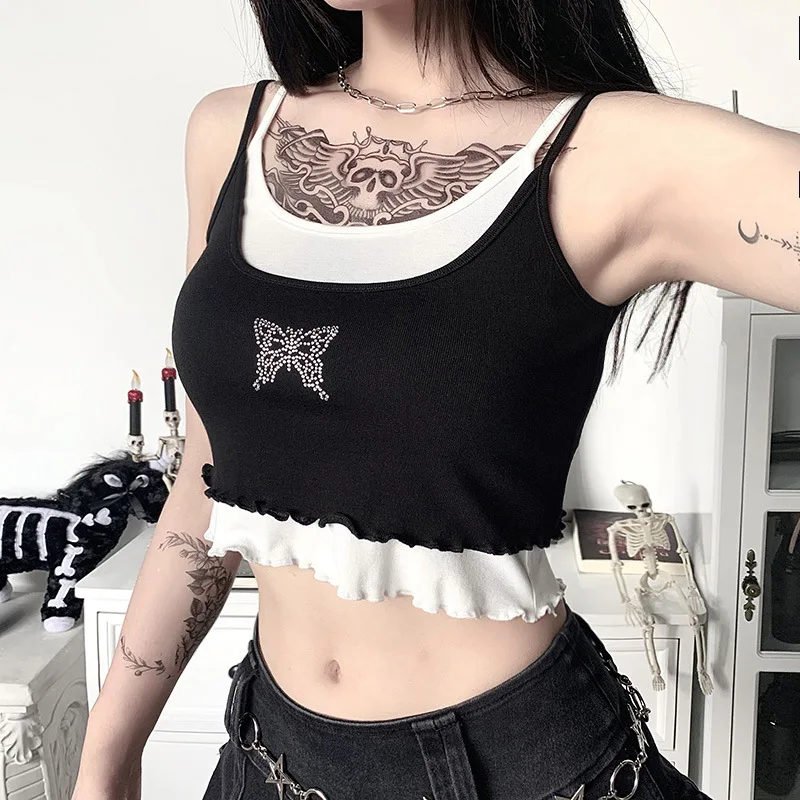 

Женский жилет из двух частей, короткий пиджак с принтом, показывающий высокую мораль, ощущение культивирования