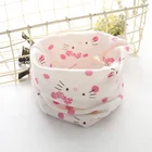 Детский хлопковый шарф, шарфы-кольца в клетку с принтом