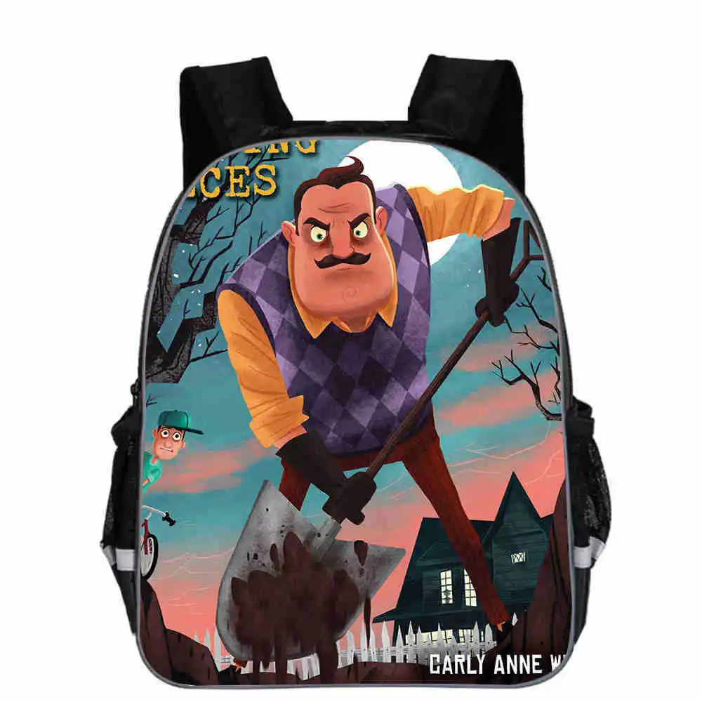 11/16 дюймов Рюкзак Hello Neighbor сумка Детские школьные сумки новая известная служба