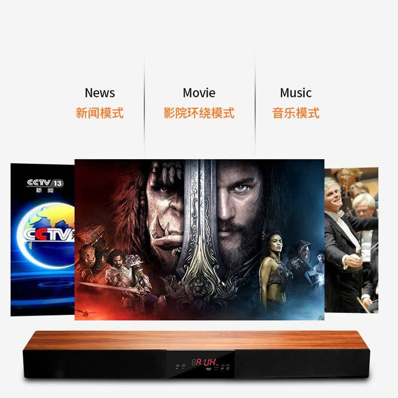 Деревянная настенная Колонка для телевизора Echo домашний кинотеатр Bluetooth динамик