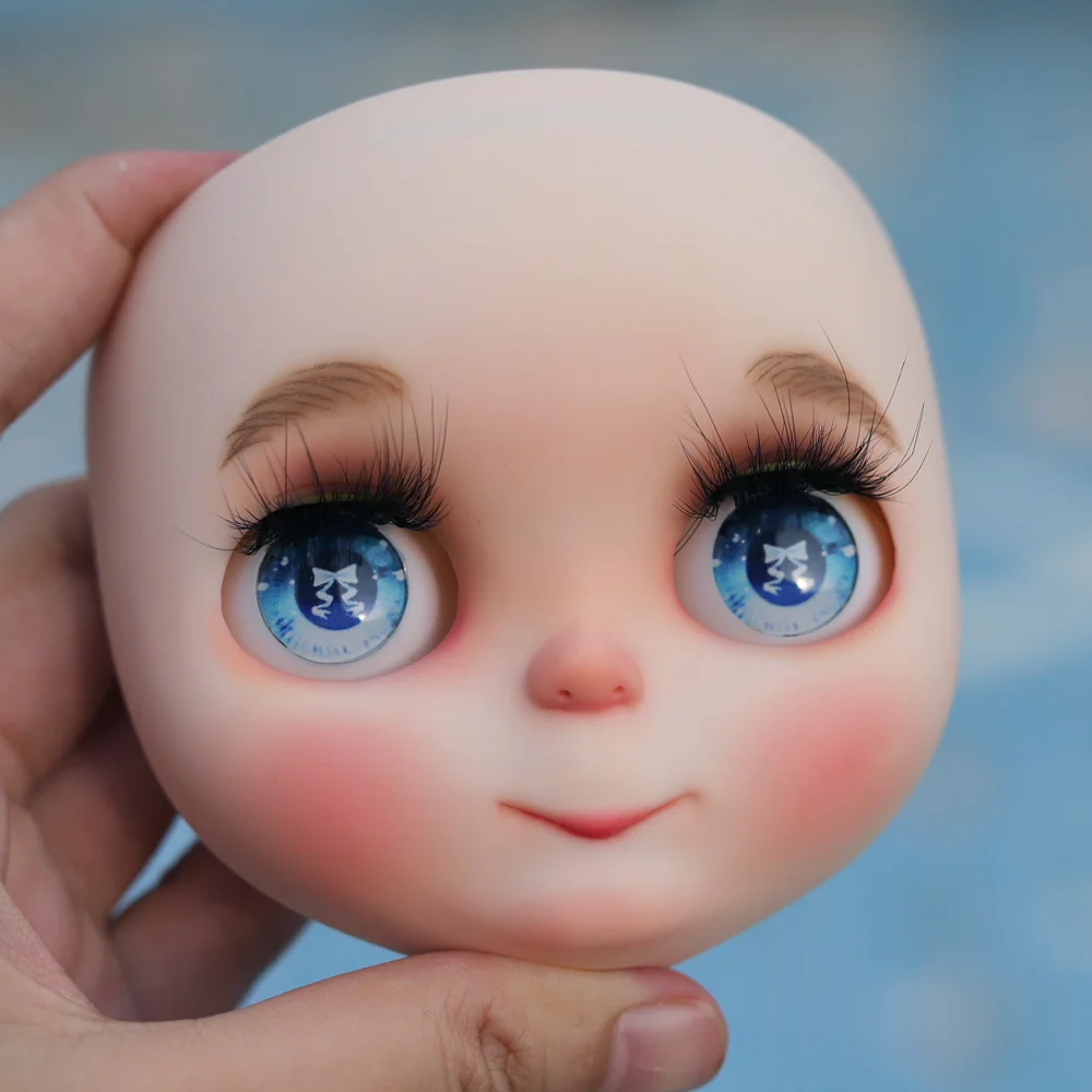 

1/6 BJD 30CM Doll toys 19 joint Top Quality customization doll Nude blyth doll ,face plate with makeup White Skin Face S002