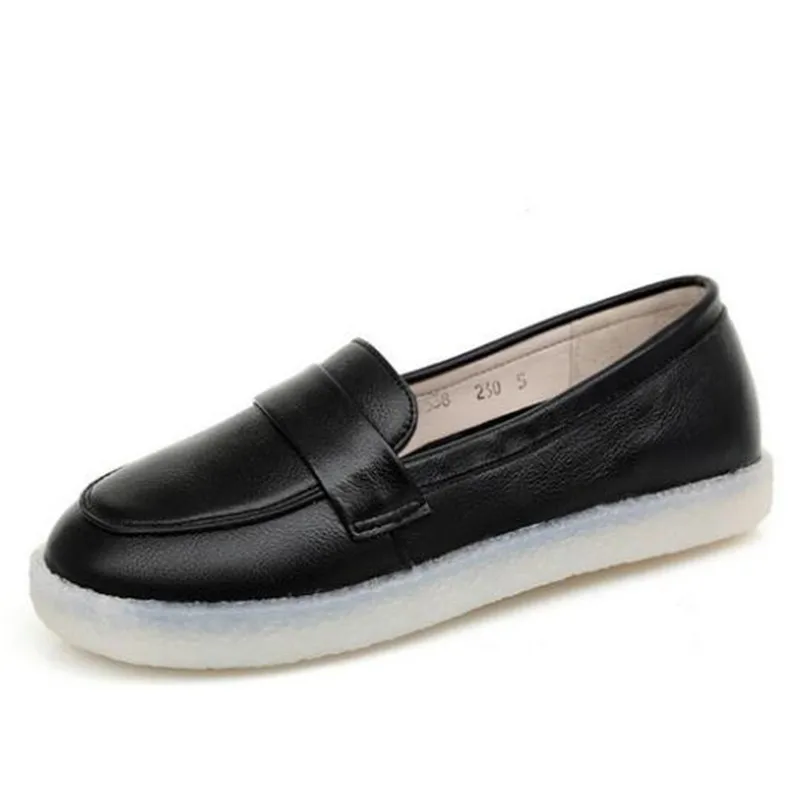 Женские весенние туфли на мягкой нескользящей подошве модные повседневные