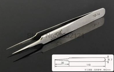 500 шт. антистатические пинцеты из нержавеющей стали от dhl или ems | Красота и