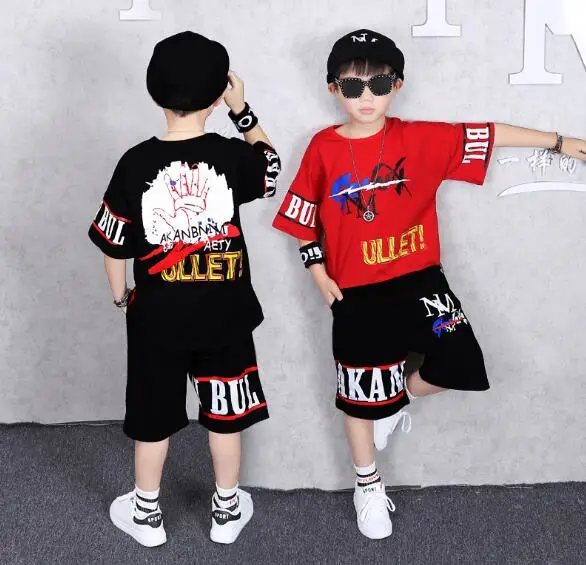 2021 Summer Boys Clothing Sets Teenage Sport Suits Short Sleeve T Shirt & Pants Casual 4 5 6 8 10 12 13 Years Child Boy Clothes | Детская