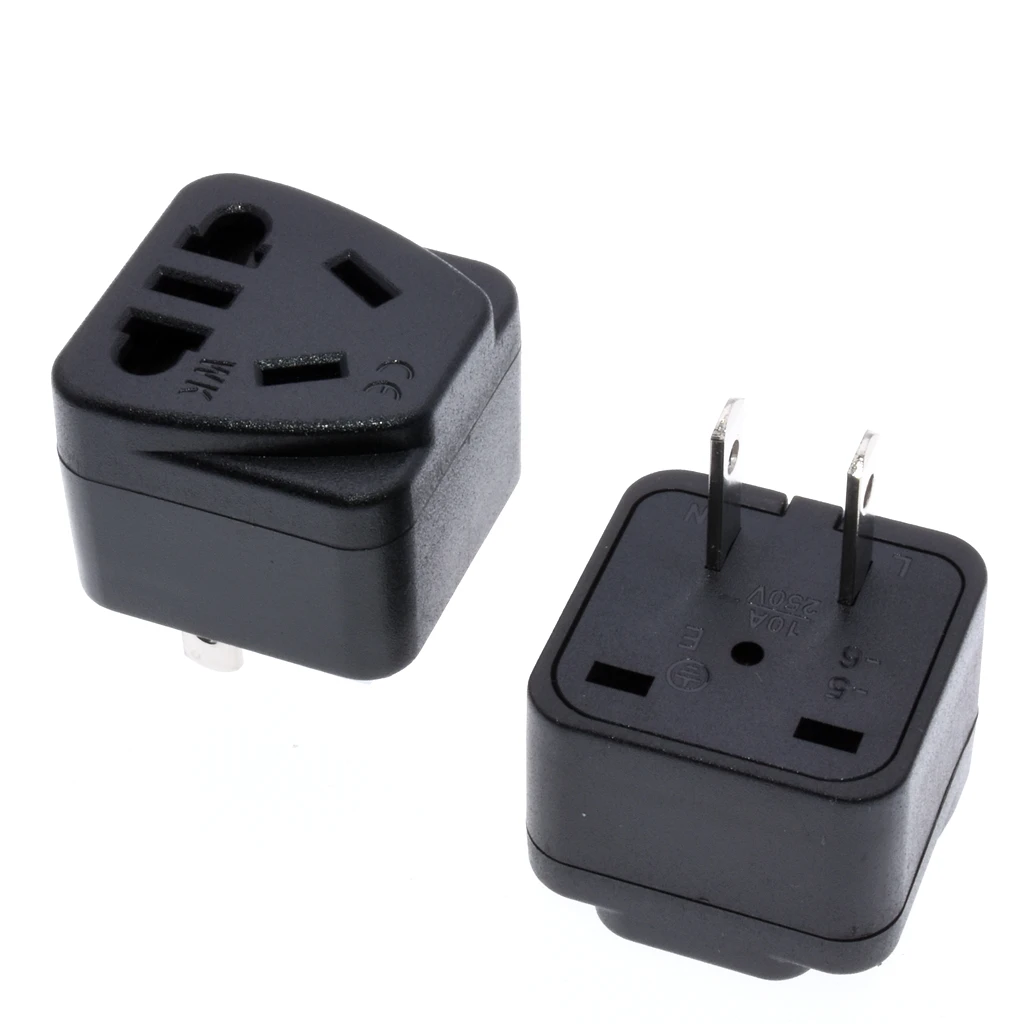 Дорожный адаптер для зарядного устройства с двумя плоскими контактами тип А