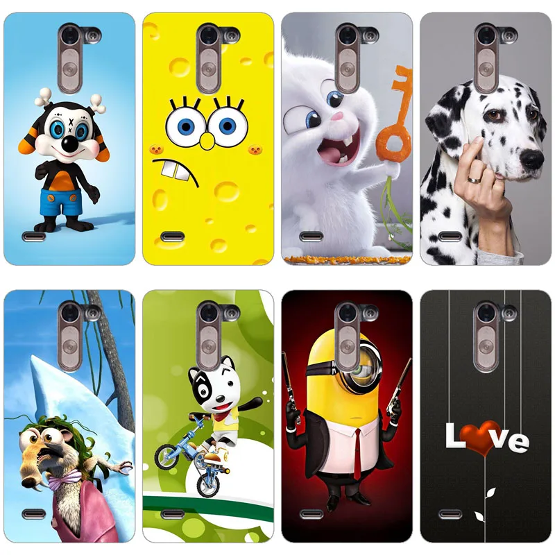 Мягкий силиконовый чехол для телефона LG G3 Stylus D690 D690N 5 дюйма Модный с кошкой