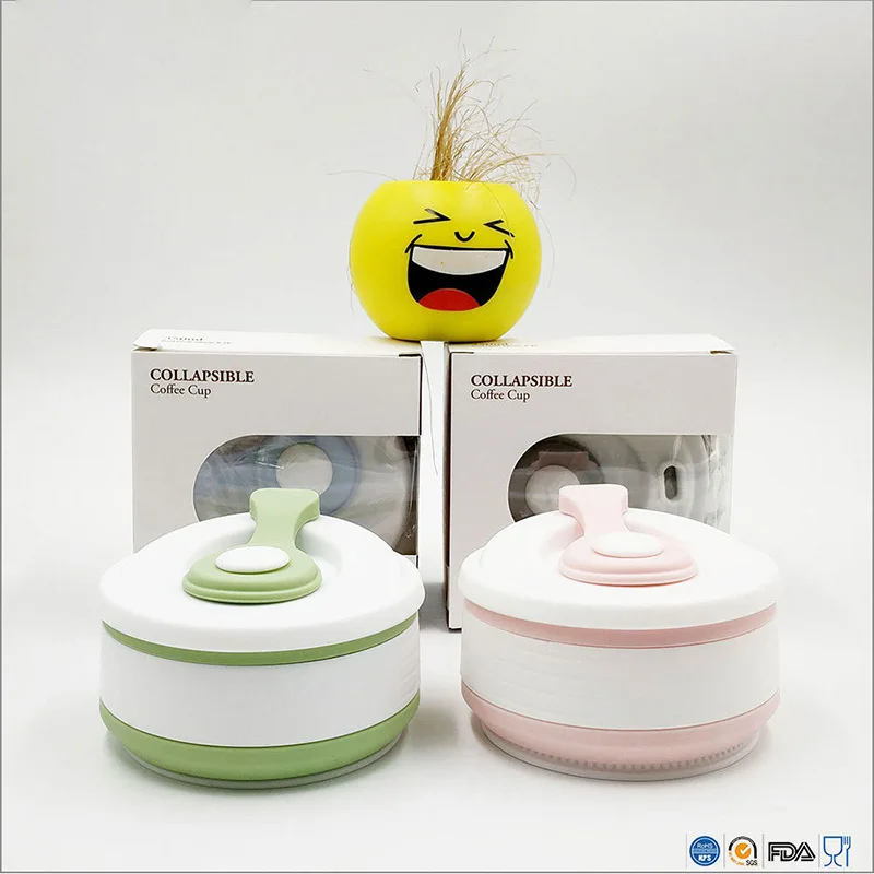 Кофейные кружки для путешествий Складная кофейная чашка с соломенными крышками