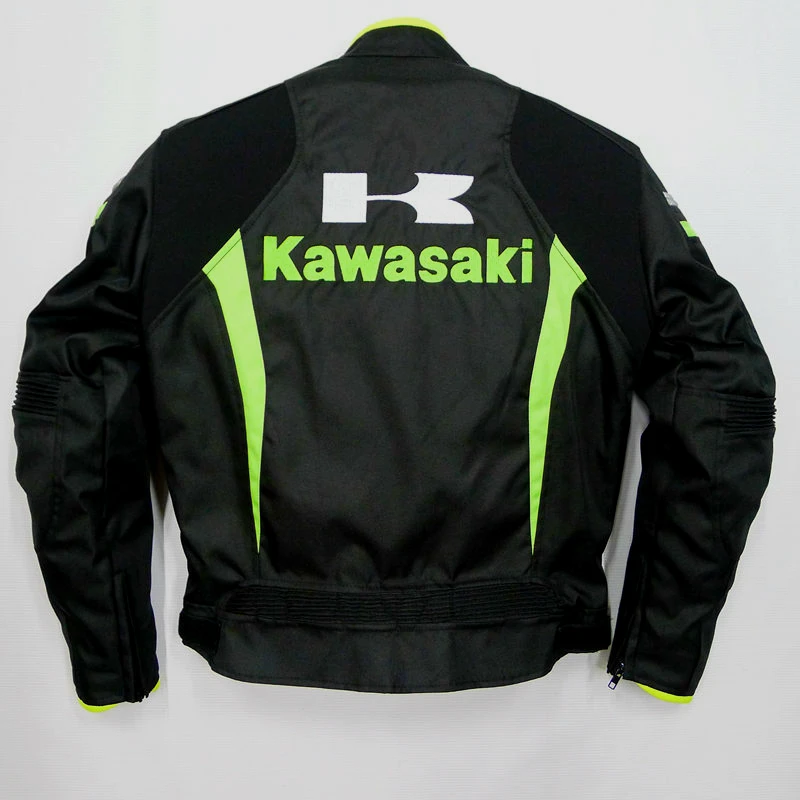 2019New arrival men jacket KAWASAKI winter automobile race clothing motorcycle thermal removable liner flanchard E |