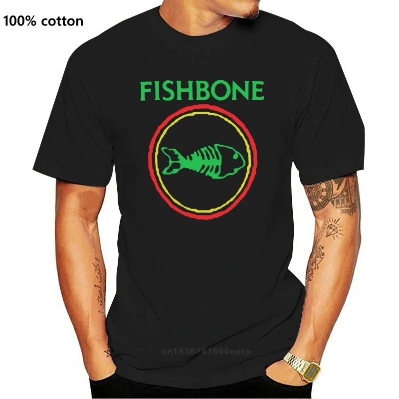 

New Fishbone Retro Punk Rock and Roll Band Fish Bone T Shirt