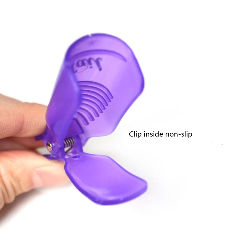 10 шт. пластиковые зажимы для снятия лака ногтей |