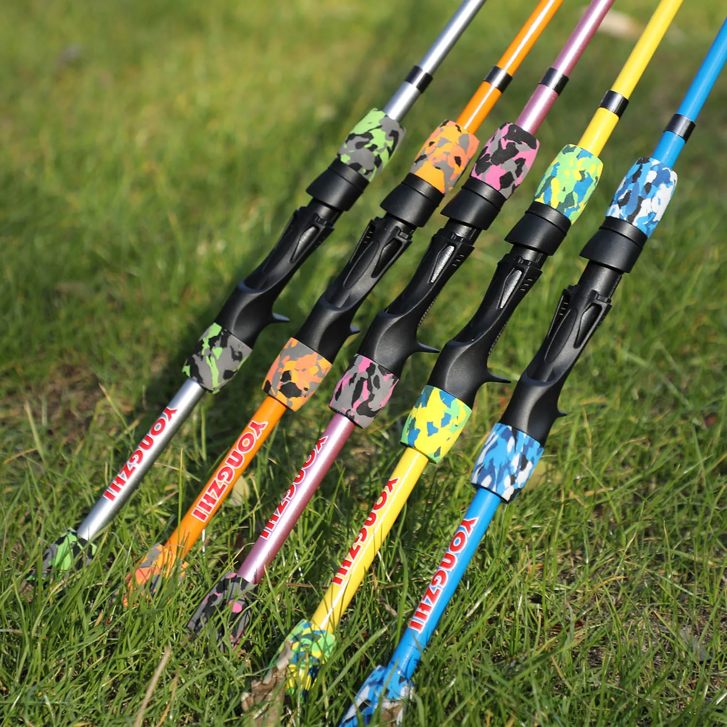 

Sougayilang 1.5m Telescopic Fishing Rod Proable Travel Rods for Spinning/Casting Rod Fishing Tackle Gifts for Children Kids