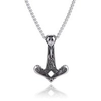 men necklaces jewelry long box chain vintage totem crow skull pendant necklace for male boy punk rock accessories gift sp0860