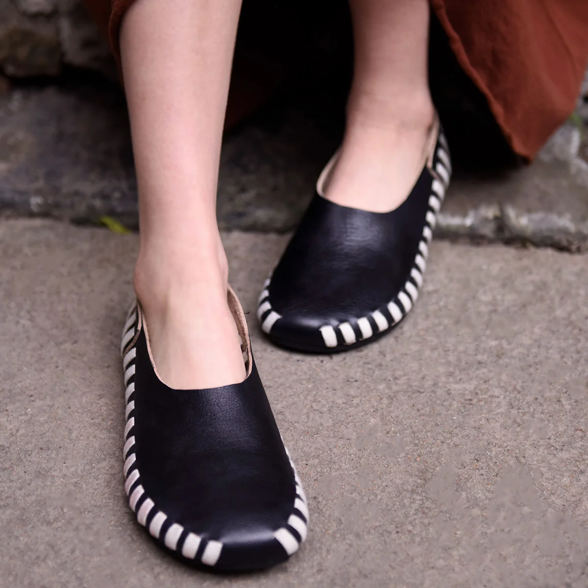 

Женские туфли из натуральной кожи, на мягкой подошве