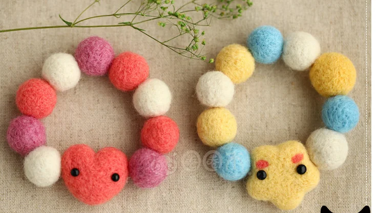 Звезда Любовь мультфильм Животные набор шерсти для рукоделия шерстяной войлок