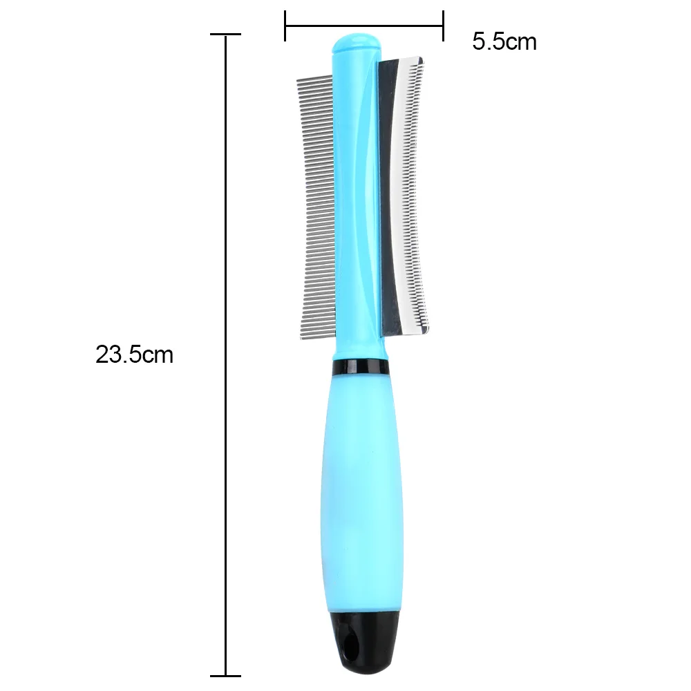 

Hair Remover Double-Sided Pet Hair Comb For Long Small Hair Dog For Cat Grooming Tool Easy Deshedding Brush For Cat Dog