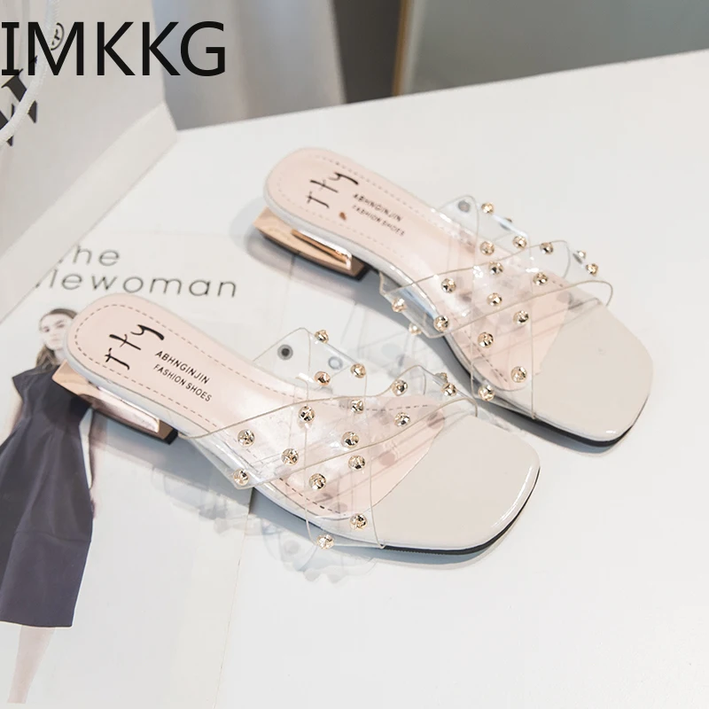 2020 Прозрачная женская летняя обувь прозрачные свадебные сексуальные милые