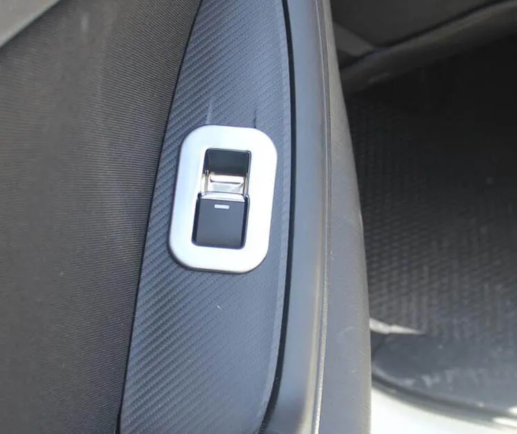 Интерьер хром WINDOWN переключатель Крышка панель отделка Литье тире Внутренняя