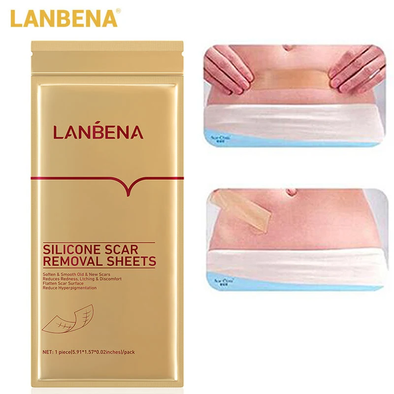

LANBENA Efficient Surgery Scar Removal Silicone Gel Sheet Therapy Patch for Acne Trauma Burn Scar Skin Repair Scar Treatment