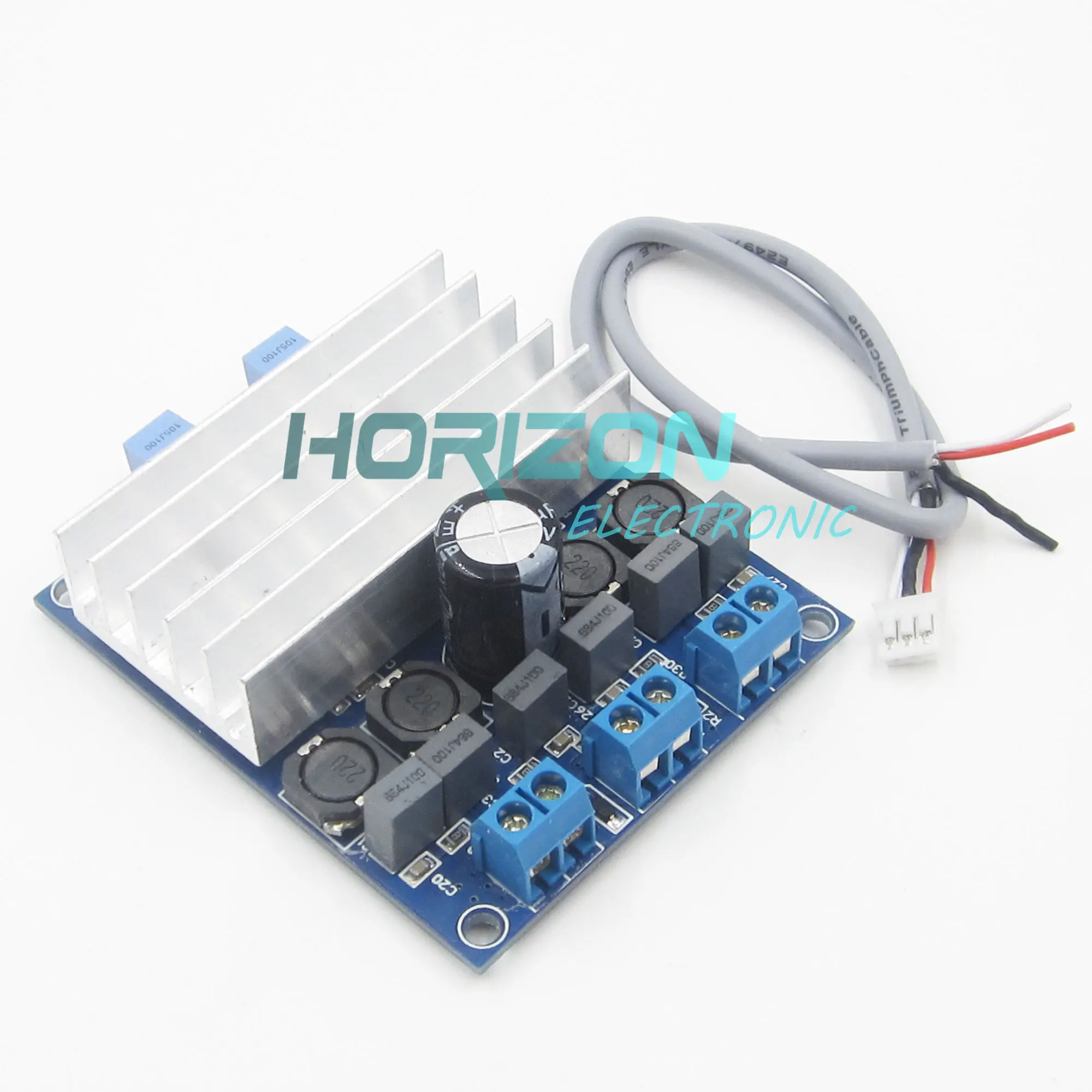 2x50 Вт TDA7492 D Класс высокой мощности Цифровой усилитель доска AMP + радиатор