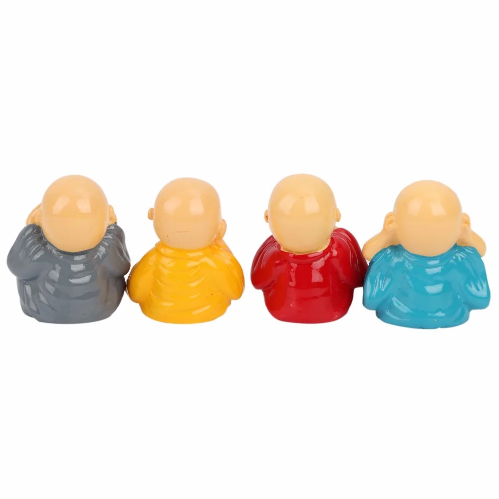 4 шт. мини-фигурка монах куклы аниме фигурка террариумные миниатюрюры микро