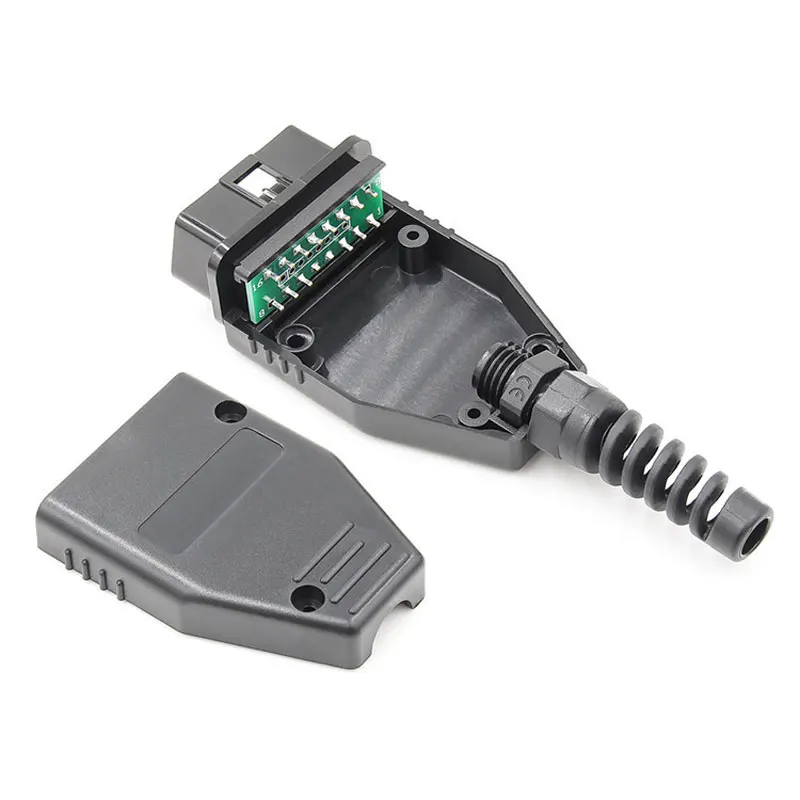 

5 Pcs/Lot 16 Pin ELM327 Male Plug OBD2 Connectors Automobile OBD Diagnostic Adapters For Old Cars