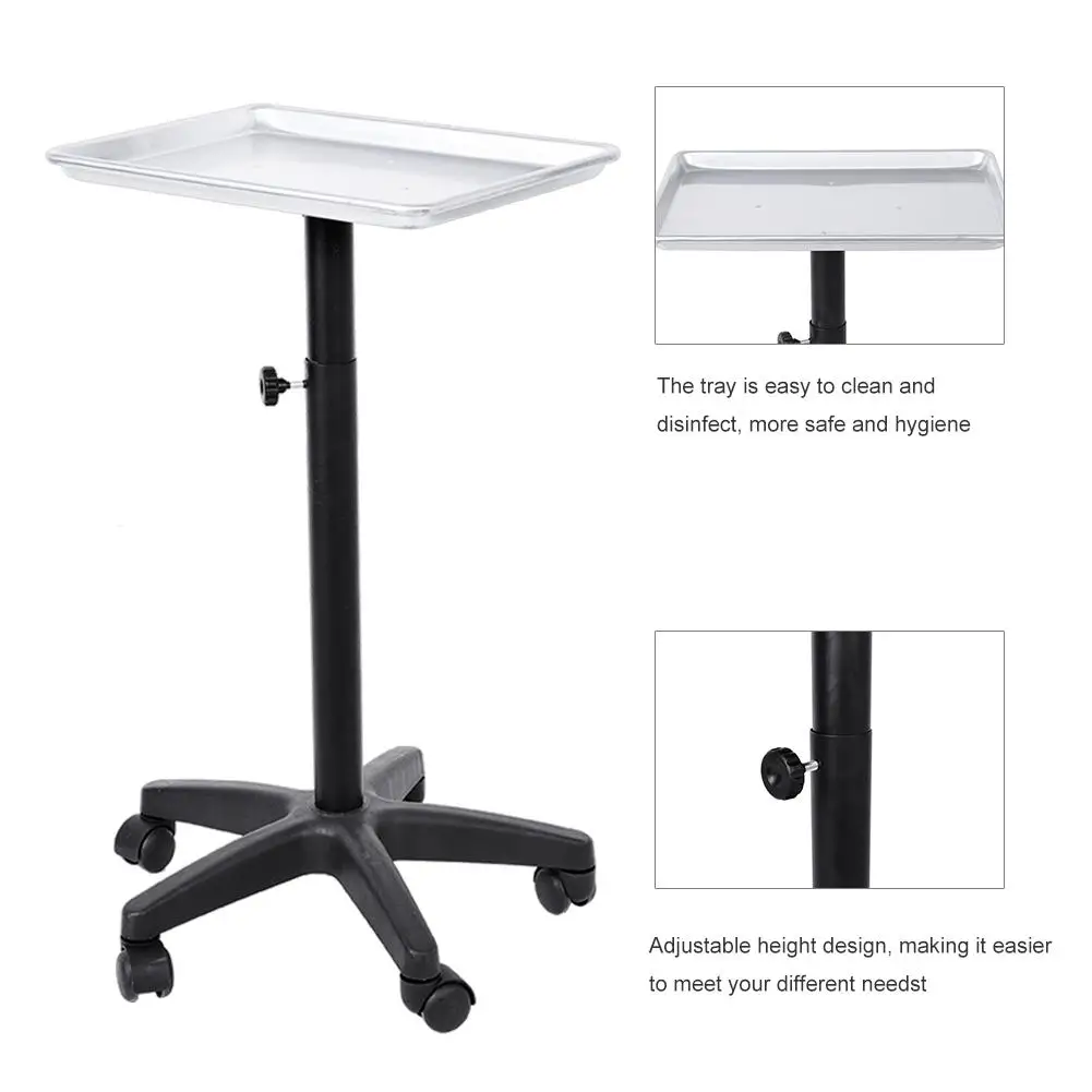 Алюминиевая тележка для волос с регулируемой высотой | Инструменты