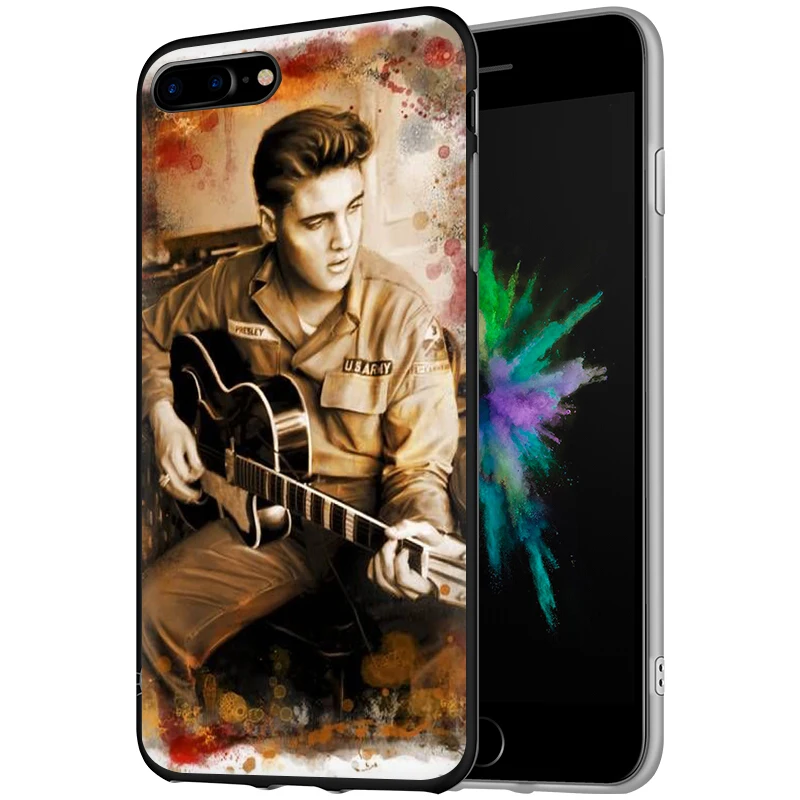 Мягкий силиконовый чехол для телефона EWAU Elvis Presley для iPhone 5 5S SE 6 6s 7 8 plus X XR XS 11 Pro Max