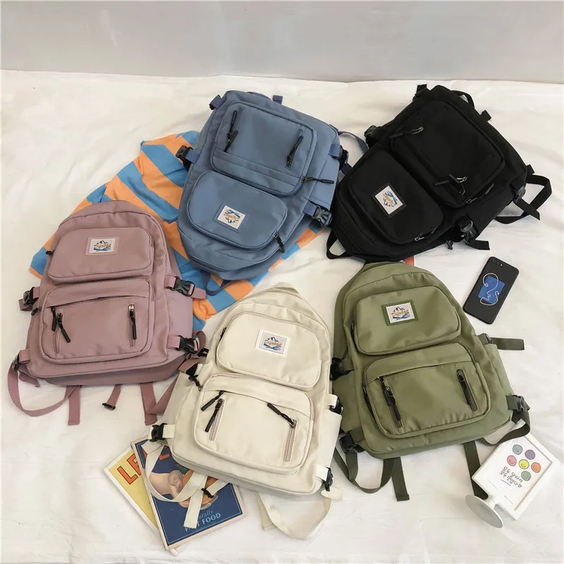 2020 вместительная школьная сумка в стиле инструментов Женский студенческий