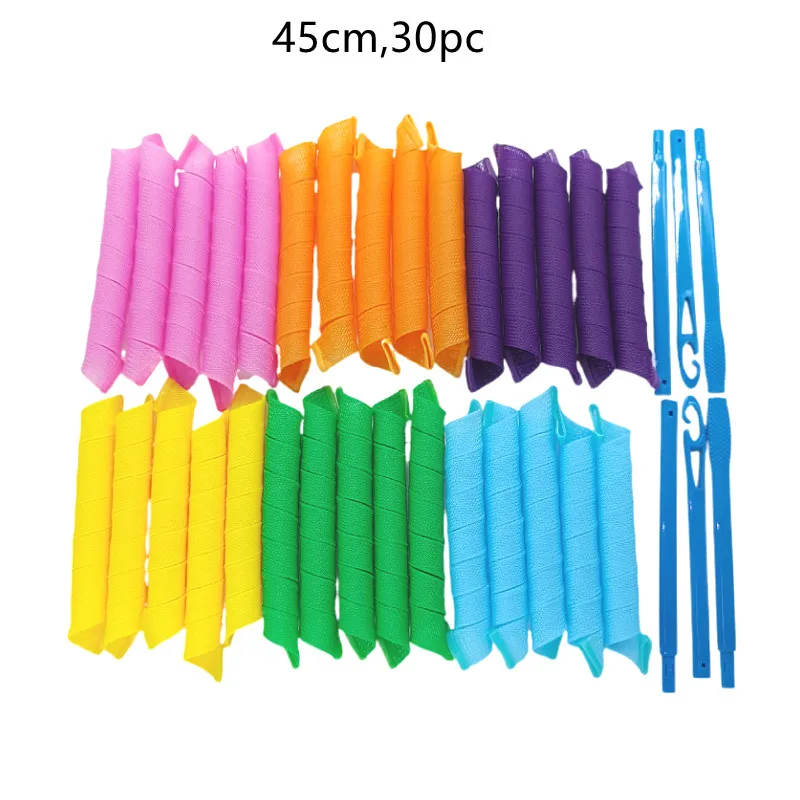 Набор для завивки волос спиральный 20/30/45/55/65 см |