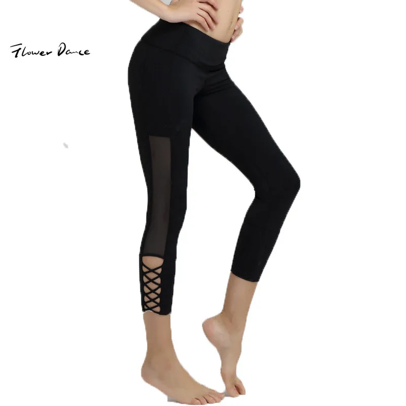 FlowerDance штаны для йоги леггинсы спортзала бесшовные спортивные женские брюки