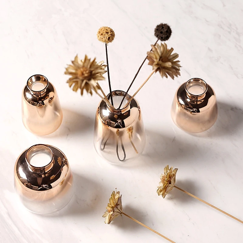 Дымовое стекло свадебные декоративные вазы фигурка ваза для цветов ремесел