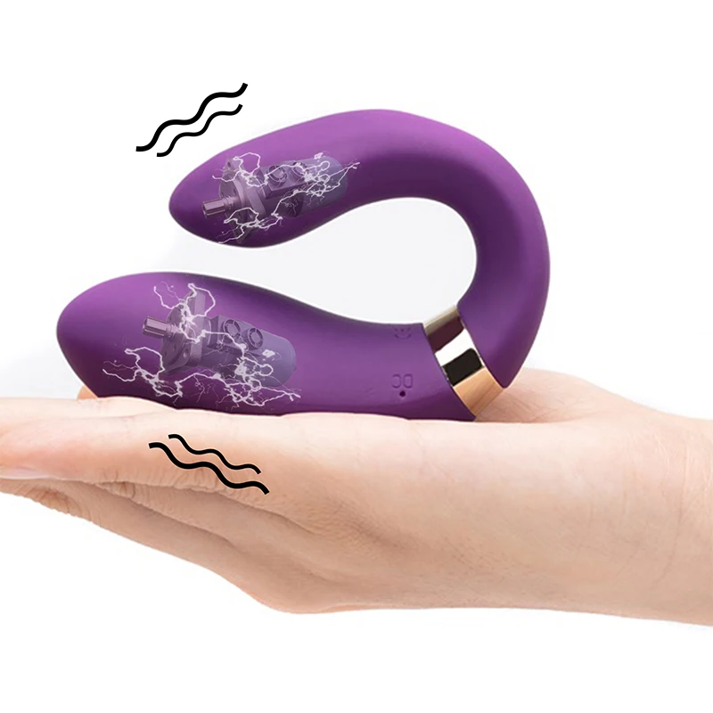 Водонепроницаемый Вибратор для точки G с тихим двойным мотором Стимулятор